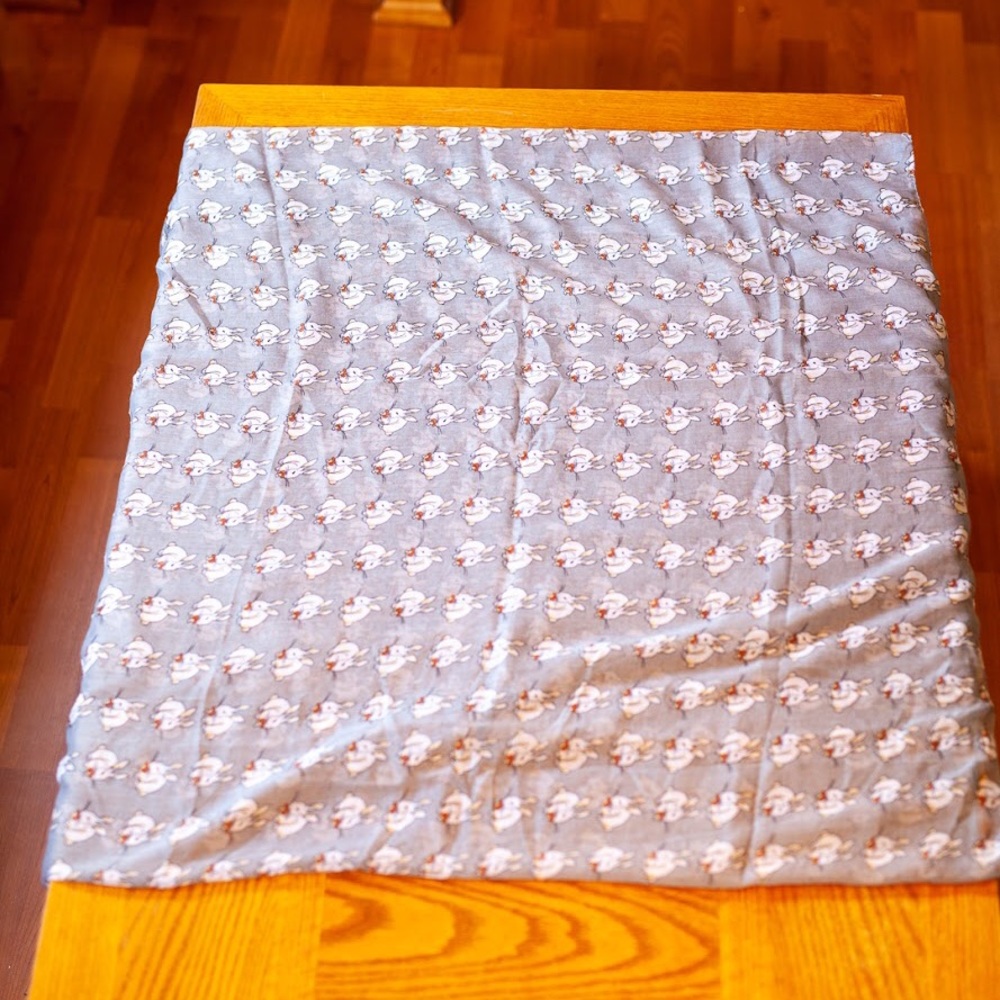 Rabbit Print Infinity Scarf - Picture 3 of 3